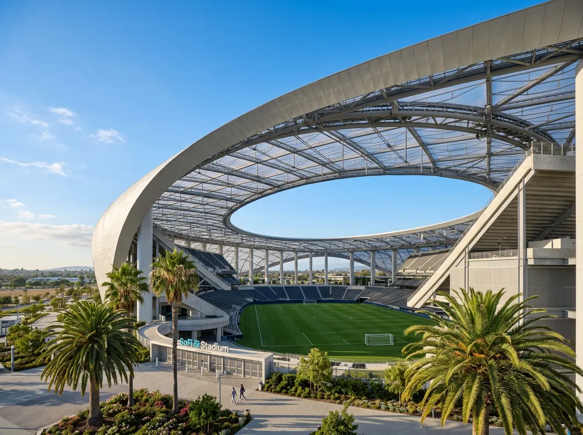 SoFi Stadium in Inglewood Los Angeles venue for World Cup 2026 matches