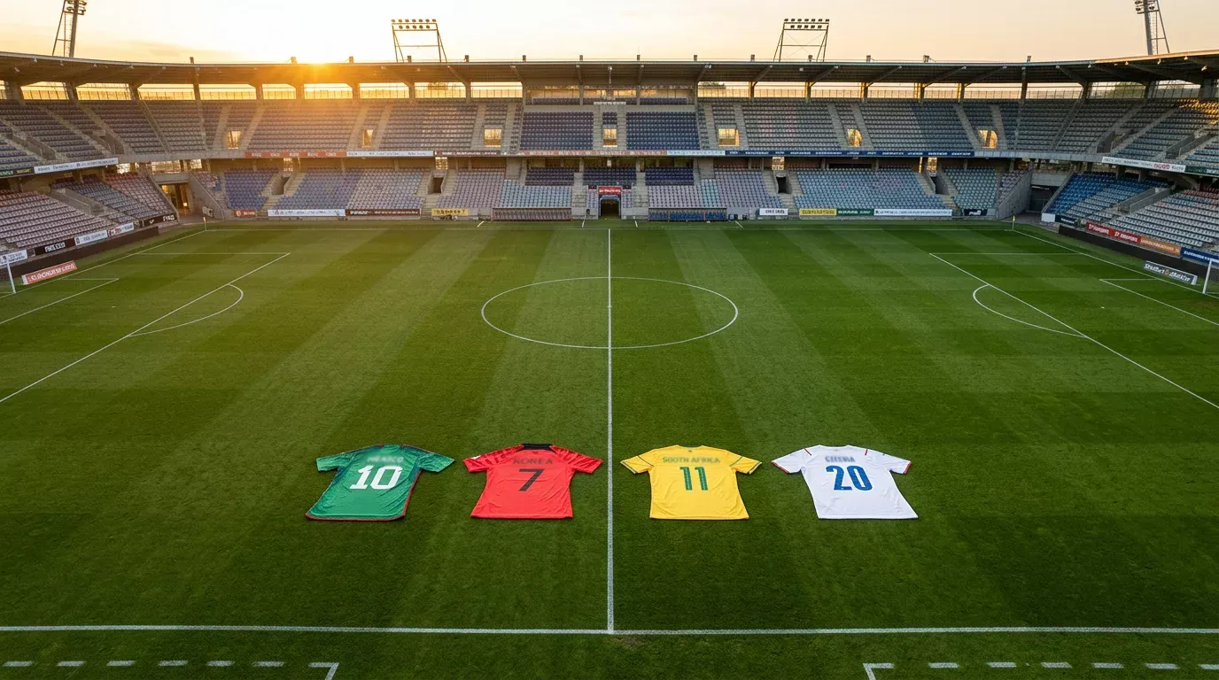 World Cup 2026 Group A featuring Mexico, South Korea, South Africa and Czechia with match schedule and odds