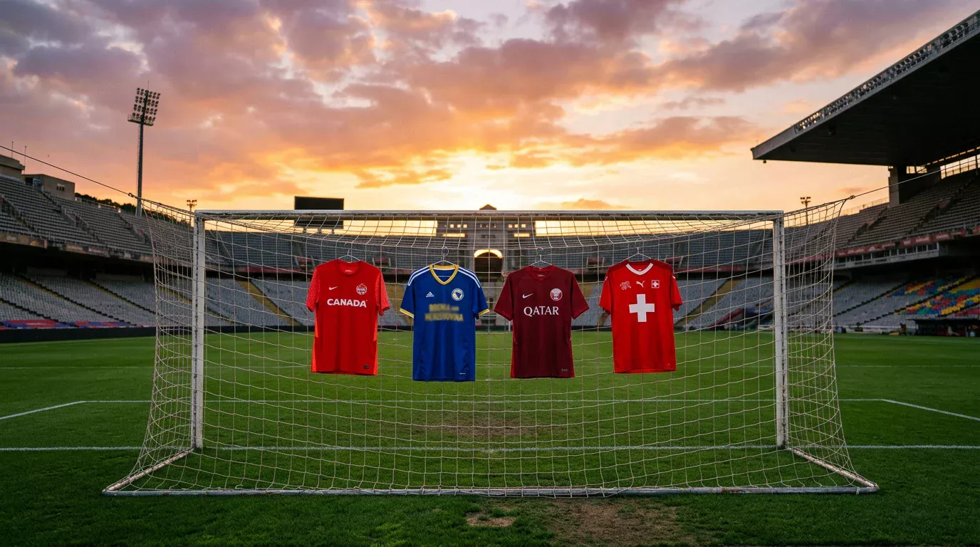 World Cup 2026 Group B featuring Canada, Bosnia and Herzegovina, Qatar and Switzerland with analysis and odds