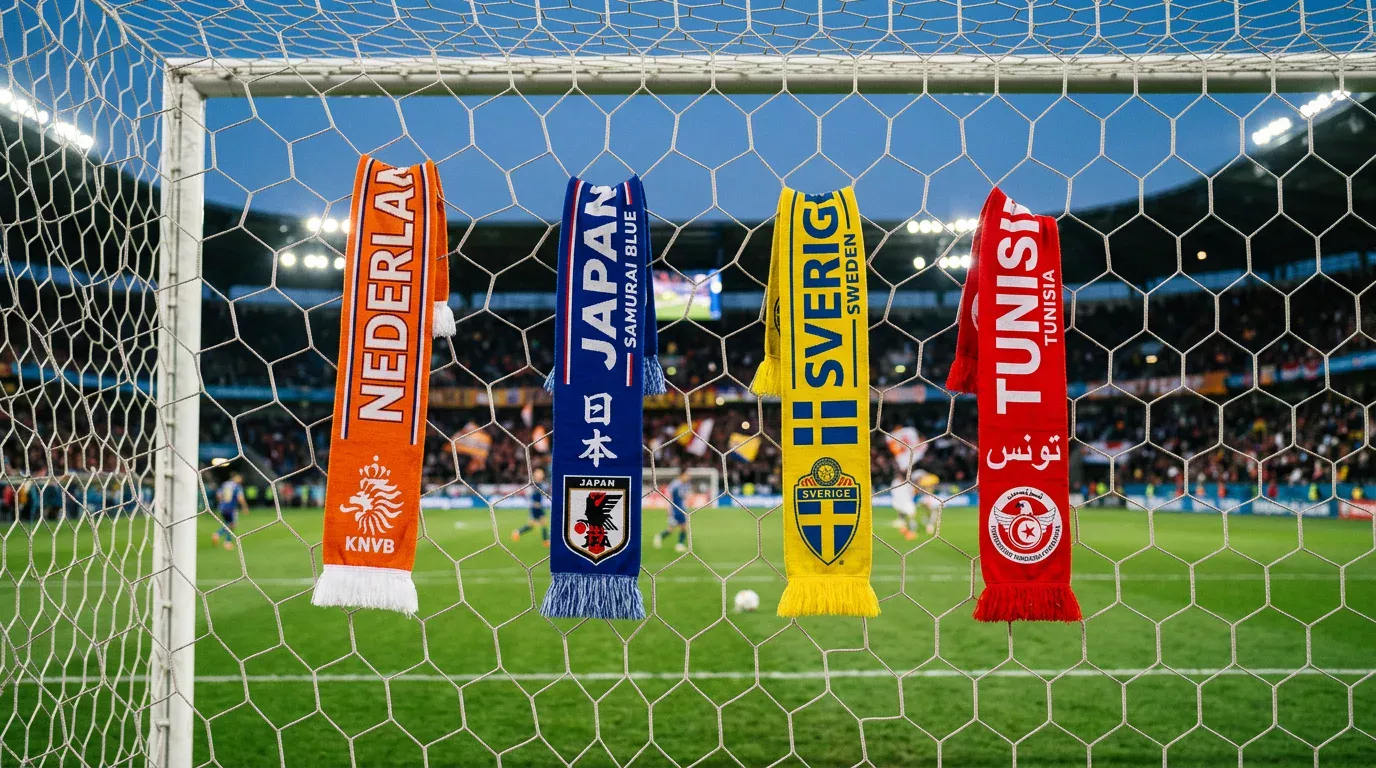World Cup 2026 Group F analysis with Netherlands Japan Sweden and Tunisia including odds and predictions