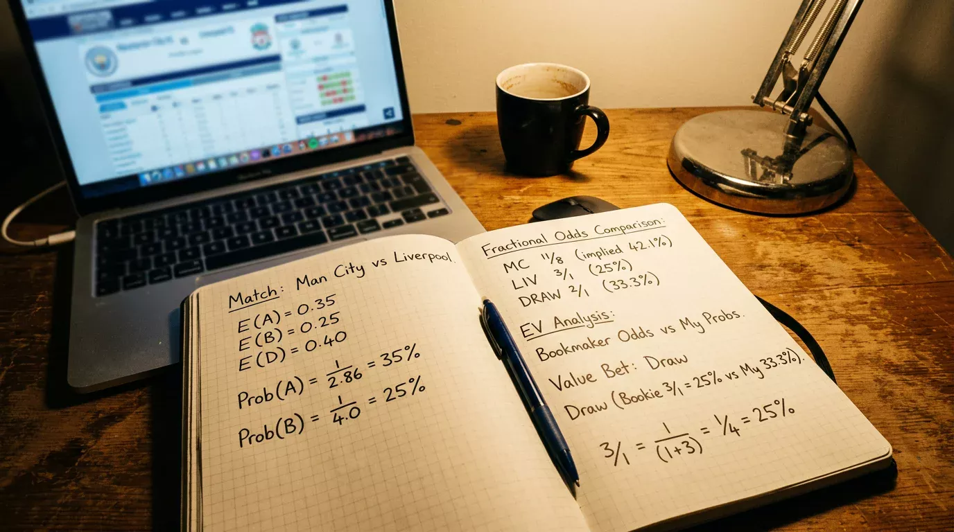Value betting concept with World Cup 2026 odds comparison showing mispriced markets
